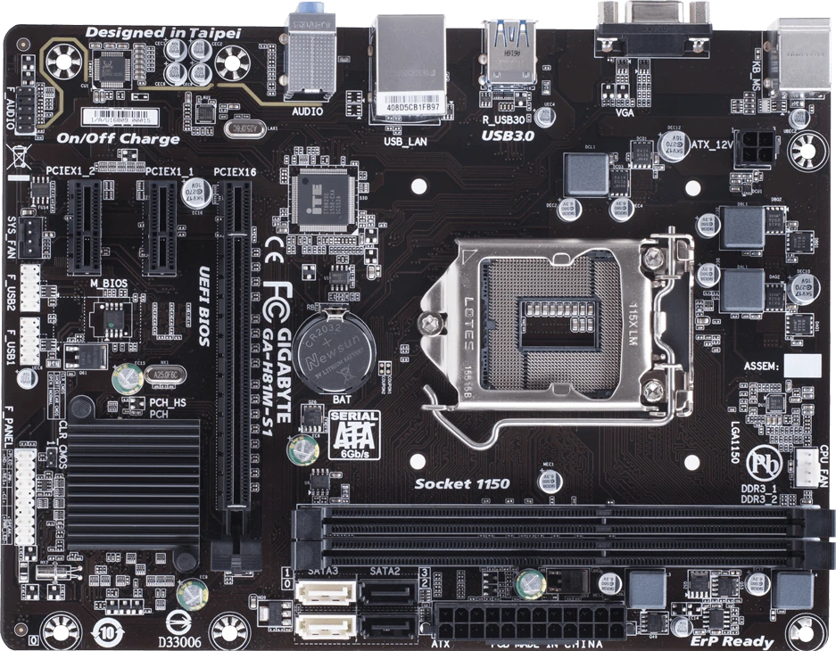 Gigabyte GA-H81M-S1 (Rev. 3.x)